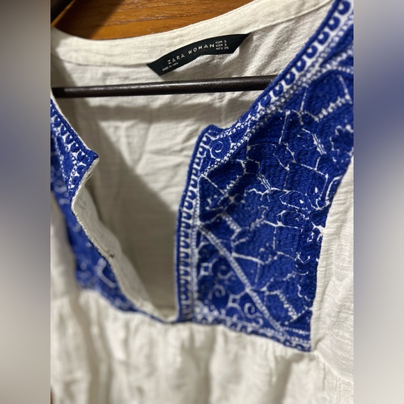 Zara embroidered blouse - Picture 3 of 7